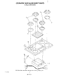 SECTION Diagram and Parts List for KGCS160SWH1  KitchenAid Cooktop