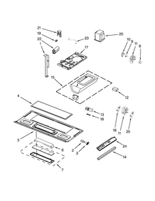 Interior And Ventilation Parts Diagram and Parts List for WMH31017AB2  Whirlpool Microwave