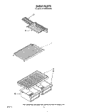 SHELF Diagram and Parts List for ET14EPXRWR0  Whirlpool Refrigerator