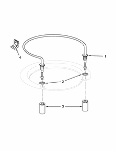 Heater Parts Diagram and Parts List for 66513043K115  Kenmore Dishwasher