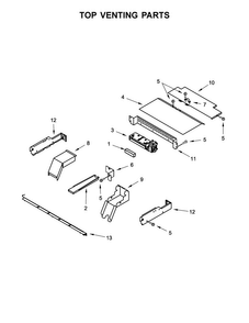 Top Venting Parts Diagram and Parts List for KODC304EBL00  KitchenAid Wall Oven