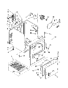 Cabinet Diagram and Parts List for 11062842101  Kenmore Dryer