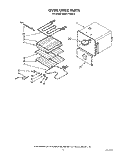 OVEN LINER Diagram and Parts List for KEBS177WAL3  KitchenAid Wall Oven