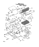 UNIT Diagram and Parts List for KTRI18KBWH00  Whirlpool Refrigerator