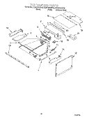 TOP VENTING Diagram and Parts List for KEMS308GSS3  KitchenAid Microwave Oven Combo