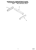 MICROWAVE COMPARTMENT Diagram and Parts List for GMC275PDS6  Whirlpool Microwave Oven Combo