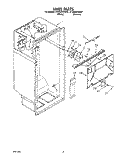 LINER Diagram and Parts List for ET20GKXZN01  Whirlpool Refrigerator