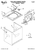 Part Location Diagram of 8055257 Whirlpool HINGE