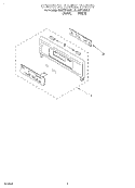 Part Location Diagram of LIT4450918 Whirlpool Tech Sheet (Oven)