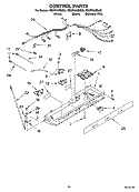 CONTROL PARTS Diagram and Parts List for ES5PHAXSB00  Whirlpool Refrigerator