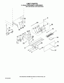 UNIT PARTS Diagram and Parts List for KUWS24RSBS03  KitchenAid Wine and Beverage Cooler