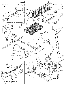 Unit Diagram and Parts List for ET20AKXSN03  Whirlpool Refrigerator