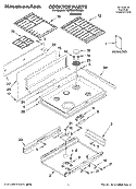 Part Location Diagram of 8301084 Whirlpool Shield, Top Heat (Addition) (2)