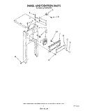 PANEL AND CONTROL Diagram and Parts List for JJTU4100XTP1  Whirlpool Trash Compactor