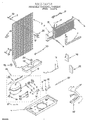 UNIT Diagram and Parts List for TT14DKXBN11  Estate Refrigerator