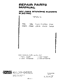 BACKGUARD Diagram and Parts List for 2324W0A  Roper Range
