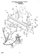 CONTROL PANEL, LIT/OPTIONAL Diagram and Parts List for KUDB230Y2  KitchenAid Dishwasher