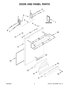 Part Location Diagram of W11468233 Whirlpool Energy Guide