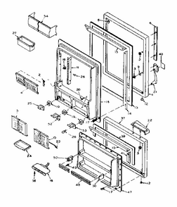 Part Location Diagram of 532024 Whirlpool Handle trim