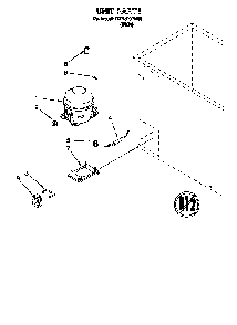Section 3 Diagram and Parts List for TCF1510EW0  Whirlpool Freezer