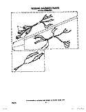 WIRING HARNESS Diagram and Parts List for RF3020XXW1  Whirlpool Range
