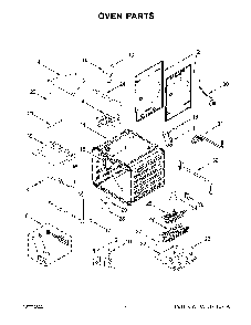 Oven Parts Diagram and Parts List for KFGC506JMB05  KitchenAid Range
