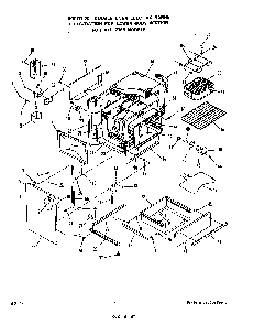 Lower Body Diagram and Parts List for 2765*0A  Roper Range