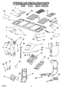 Part Location Diagram of 8205366 Whirlpool USE WPL W10276393