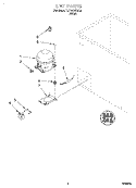SECTION Diagram and Parts List for TCF1510EW00  Whirlpool Freezer