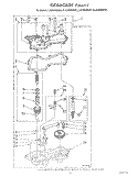 GEARCASE Diagram and Parts List for 2LA5700XMW1  Whirlpool Washer