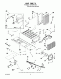 Part Location Diagram of W10343823 Whirlpool SHIELD