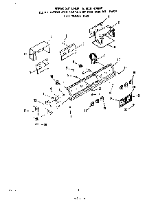 Control Panel Diagram and Parts List for 1525*3A  Roper Range