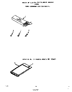 Wire Harness Diagram and Parts List for F5817*0  Roper Range