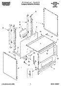 EXTERNAL Diagram and Parts List for FGP310BW0  Roper Range