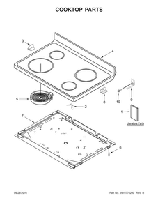 Part Location Diagram of W11134602 Whirlpool HARNS-WIRE