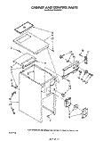 CABINET AND CONTROL Diagram and Parts List for TF8500XRP1  Whirlpool Trash Compactor