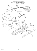 CONTROL, LIT/OPTIONAL Diagram and Parts List for 4KSRS25QFW00  KitchenAid Refrigerator