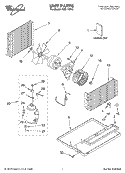 UNIT PARTS Diagram and Parts List for ACE114PK1  Whirlpool Air Conditioner