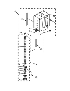 Powerscrew And Ram Parts Diagram and Parts List for 66514724113  Kenmore Trash Compactor