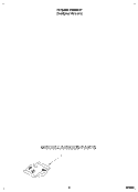 MISCELLANEOUS Diagram and Parts List for DU8960XY1  Whirlpool Dishwasher
