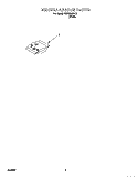 MISCELLANEOUS, OPTIONAL Diagram and Parts List for SUD6000HQ1  Whirlpool Dishwasher