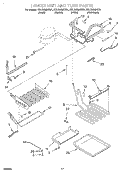LOWER UNIT AND TUBE Diagram and Parts List for KBLS36MHW01  KitchenAid Refrigerator