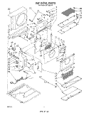 AIR FLOW , LIT/OPTIONAL Diagram and Parts List for CET08E1A1  Whirlpool Air Conditioner