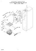 FREEZER LINER Diagram and Parts List for ED20DFXEB00  Whirlpool Refrigerator