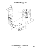 WATER SYSTEM Diagram and Parts List for LA7500XKW0  Whirlpool Washer