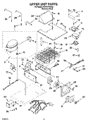 UPPER UNIT PARTS Diagram and Parts List for KSSC42FMS00  KitchenAid Refrigerator