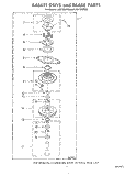 BASKET DRIVE AND BRAKE Diagram and Parts List for LA5715XPW3  Whirlpool Washer