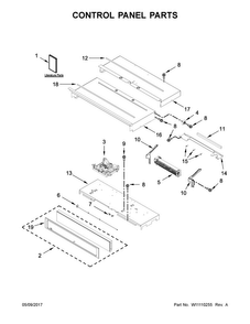 Part Location Diagram of W11261164 Whirlpool CNTRL-ELEC
