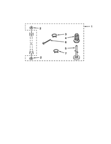 Miscellaneous Parts Diagram and Parts List for 1109875279A  Kenmore Washer Dryer Combo
