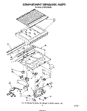 COMPARTMENT SEPARATOR Diagram and Parts List for ET20NKXSW00  Whirlpool Refrigerator